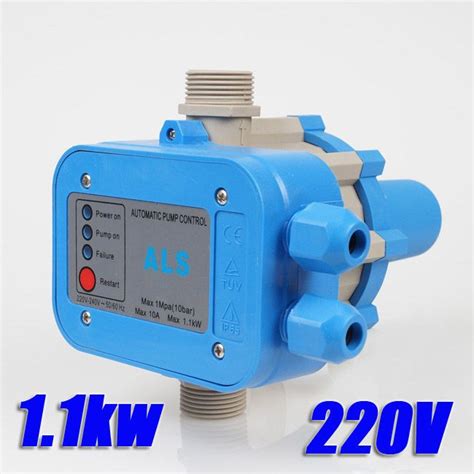 220v 15bar Automatic Water Pump Pressure Control Electronic Switch For