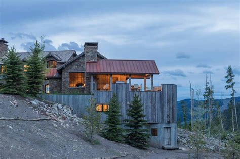 Stone And Timber Mountain Dream House Showcases Big Sky Views Dream
