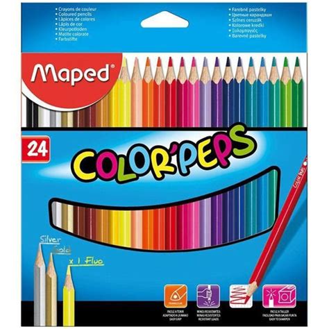 Lápis De Cor Colorpeps 24 Cores Maped