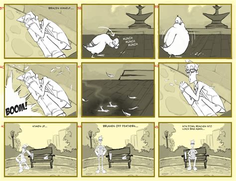 Pigeon Super Short Animation Storyboard Finally