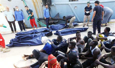 Libyas Coast Guard Recovers Five Bodies From Migrant Boat Arab News
