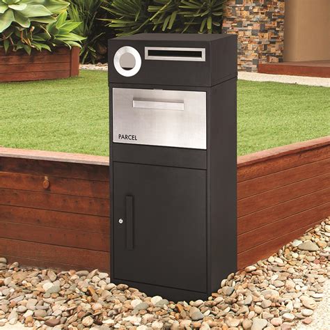 Sandleford Black Stainless Steel Parcel Letterbox Bunnings New Zealand