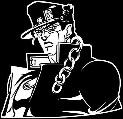 Then i'll just have to make it bigger! Library of anime jojo s bizarre jotaro svg transparent download png files Clipart Art 2019