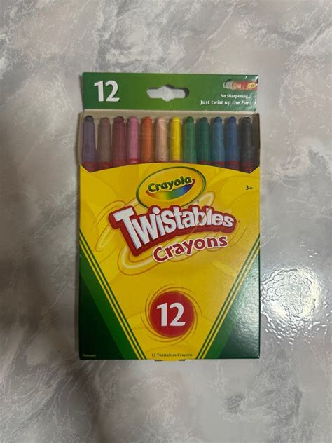 Crayola Twistable Crayons 12 Hobbies And Toys Stationery And Craft