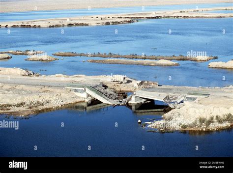 A Bridge In The Euphrates River Valley Destroyed During Operation