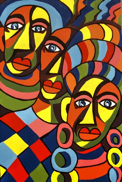 African Art By Gdj African Paintings Abstract Art Wallpaper
