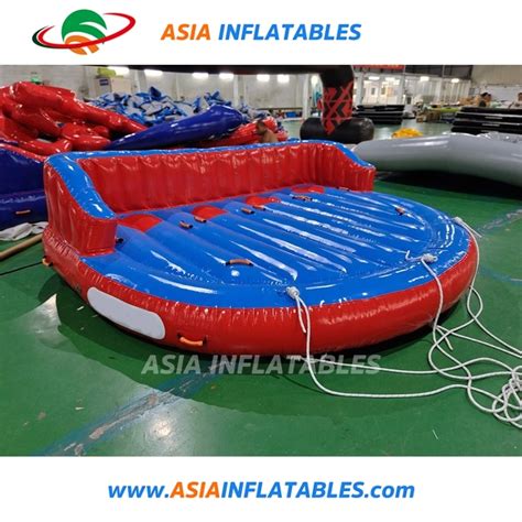 Crazy Water Sports 4 Persons Inflatable Sofa Towable Tube Towables For Boating China 4 Persons