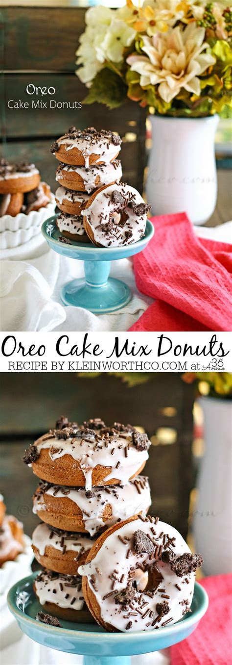 See recipes for yummy oreo biscuits cake, oreo biscuit cake too. The 36th AVENUE | Recipes - Oreo Cake Mix Donuts | The ...
