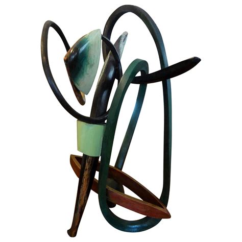 Modernist Abstract Wood Sculpture At 1stdibs