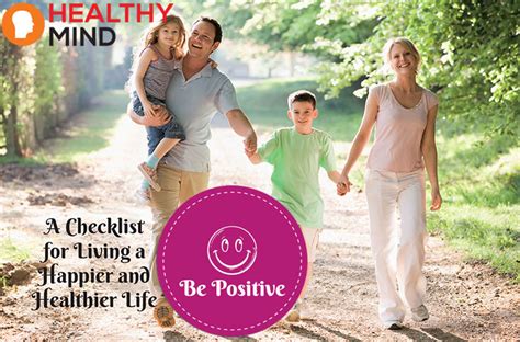 A Checklist For Living A Happier And Healthier Life Health Magazine