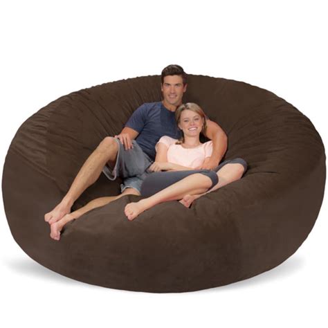 This giant beanbag chair spans 72x 72 x 34 inches, letting it be good quality as additional furniture dimensions of this giant bean bag chair from fatboy measures 70 inches long by 55 inches full by 8. Jumbo Bean Bag Chair Soft Yet Sturdy - Loccie Better Homes ...