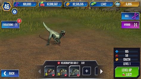 Velociraptor Gen 2 Pack Jurassic World The Game Youtube