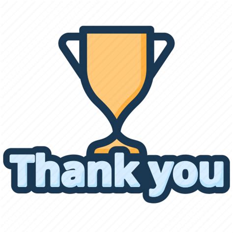 Award Prize Thank You Trophy Winner Icon Download On Iconfinder