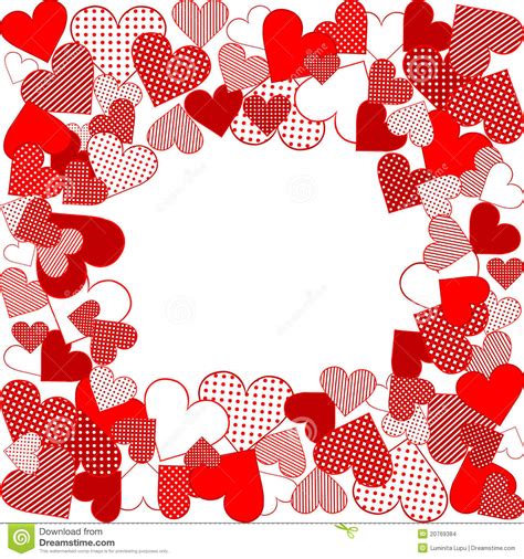 Love Background With Hearts Stock Vector Illustration Of Abstract