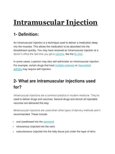 intramuscular injection 1 definition pdf injection medicine syringe
