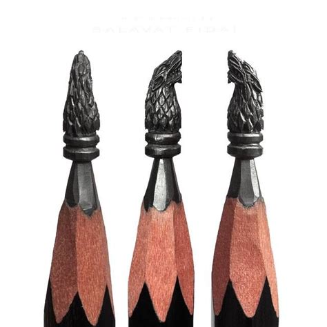 29 Intricate Hand Carved Pencil Lead Sculptures Are Incredible Art