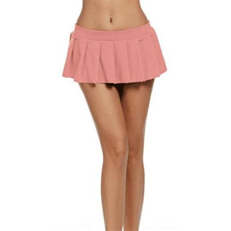 Micro Solid Colour Pleated Tennis Skirt Women Mini Skirt Buy Skirts