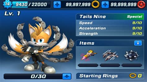 Sonic Forces Tails Nine New Character Unlocked Sonic Prime Update All