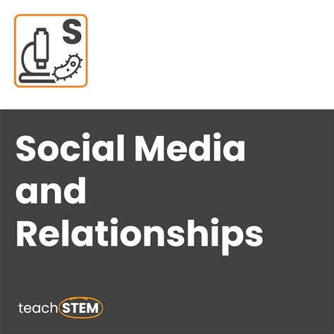 social media and relationships teach stem