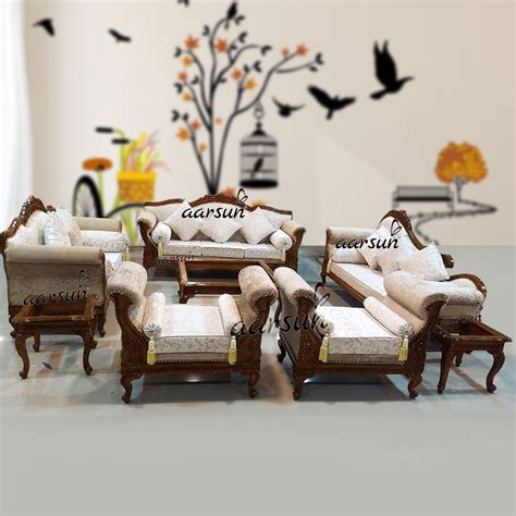 Wood Sofa Set Designs For Small Living Room Baci Living Room
