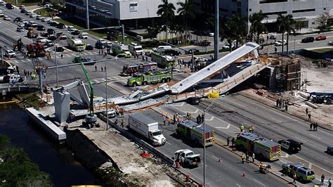 terrifying photos emerge from the pedestrian bridge collapse in miamihellogiggles