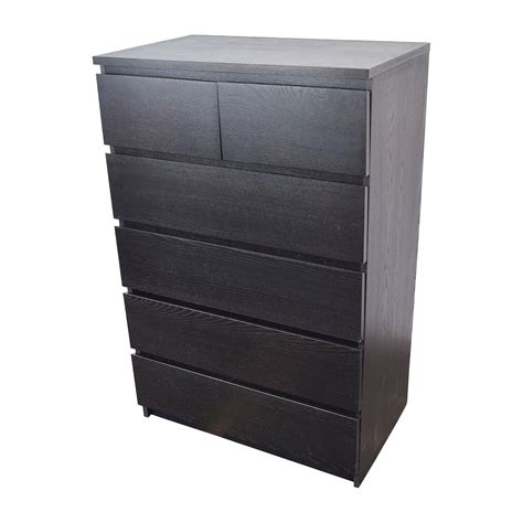 You can leave some shelves open for your cable box, playstation, and remotes. 45% OFF - IKEA IKEA Malm Tall 6-Drawer Dresser / Storage