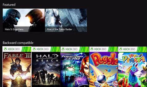 Xbox One Backward Compatibility Xbox 360 Classic Deals
