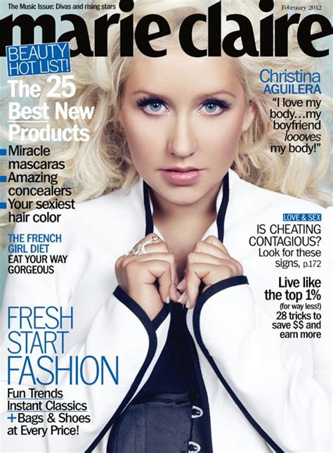 Social Bawok Ta Christina Aguilera Sexy In Cover Marie Claire