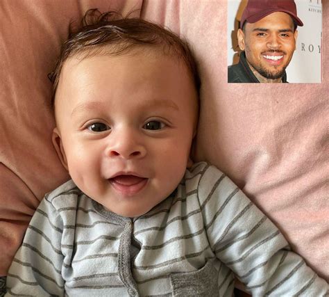 Chris Browns Baby Boy Aeko Brown Is A Ladys Man Like His Daddy