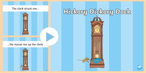 Hickory Dickory Dock Powerpoint