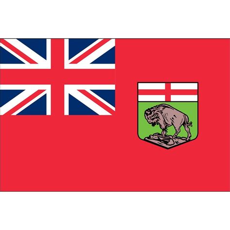 Manitoba Flag 3 X 6ft Outdoor Flag