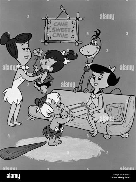 The Flintstones Wilma Flintstone Pebbles Flintstone Dino The Dinosaur Betty Rubble Bam Bam