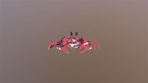 crabby 3d model by drywink hugogrethen [19be1fc] sketchfab