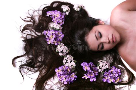 Belle Femme Asiatique Photo Stock Image Du Assez Cheveu 7469526