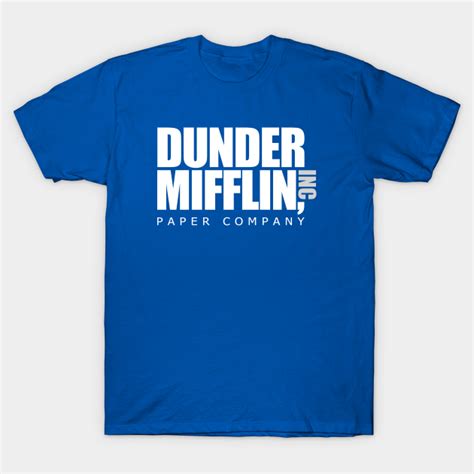 Dunder Mifflin Dunder Mifflin Paper Company T Shirt Teepublic