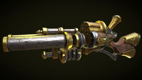 League Of Legends Graves Gun Buy Royalty Free 3d Model By 3dmoonn 1ec40d8 Sketchfab Store