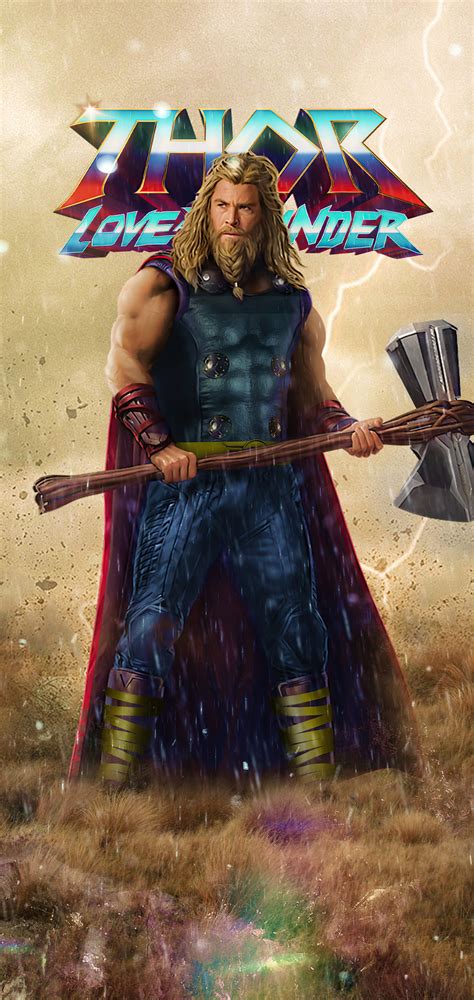 1080x2280 Thor Love And Thunder Poster 5k One Plus 6huawei P20honor