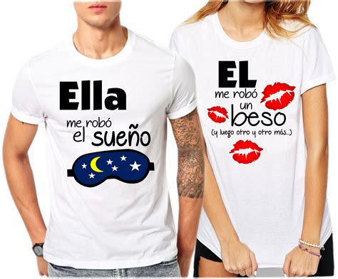 Camisetas Para Parejas El Ella Custom Printing