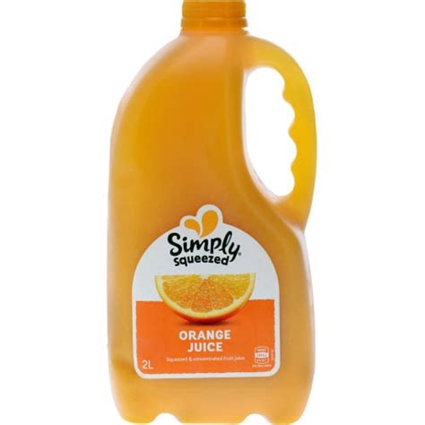 Buy Simply Squeezed Orange Juice Orange 2l Online At Nz