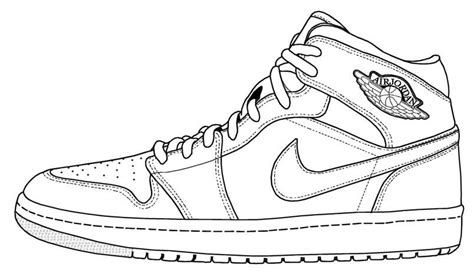 Nike Air Force 1 Drawing At Getdrawings Free Download