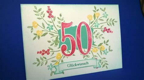 Ganz liebe glückwünsche zum 50.! Zum 50. Geburtstag oder Hochzeitstag Grußkarte | Grußkarte ...