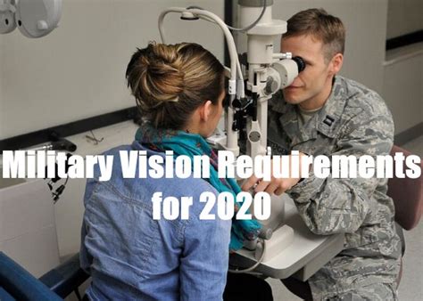 Vision Requirements For Each Military Branch Operation Military Kids