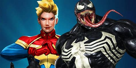 Captain Marvel Vs Venom Can The Binary Woman Smother The Alien Symbiote