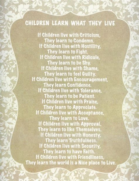 Daycare Nursery Decor Children Learn What By Desideratagallery
