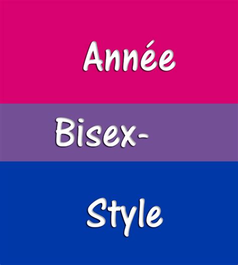 2016 Année Bisexstyle Bicause