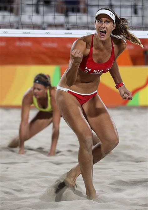 Rio Olympics Beach Volleyball Women Keep Cool In Rio In Skimpy Bikinis Style Life Style