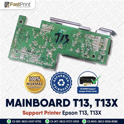 Mainboard Board Printer Epson T13 T13x Fast Print Indonesia