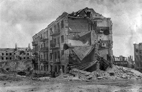 Pavlovs House In Stalingrad In World War Ii Image Free Stock Photo