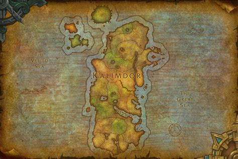 The New Kalimdor And Eastern Kingdom Map Wow