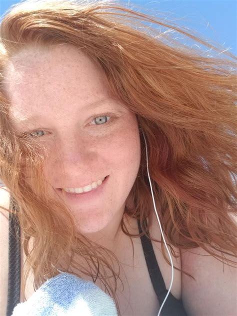Beach Day Redhead Girl Ginger Hair Redheads